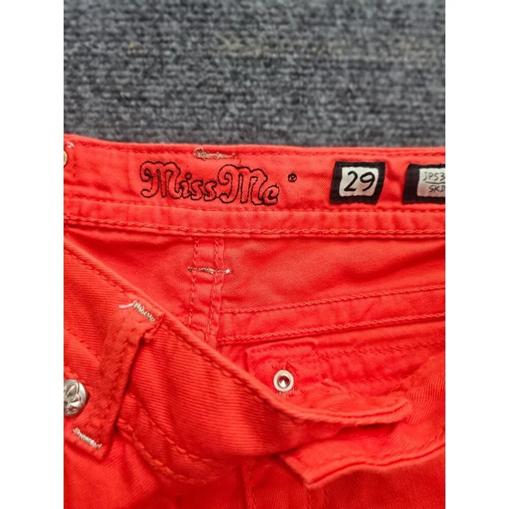 Miss Me Red Skinny Jeans - Picture 5 of 10